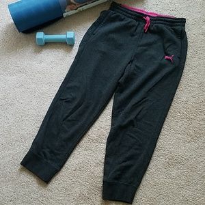 Puma crop sweat pants